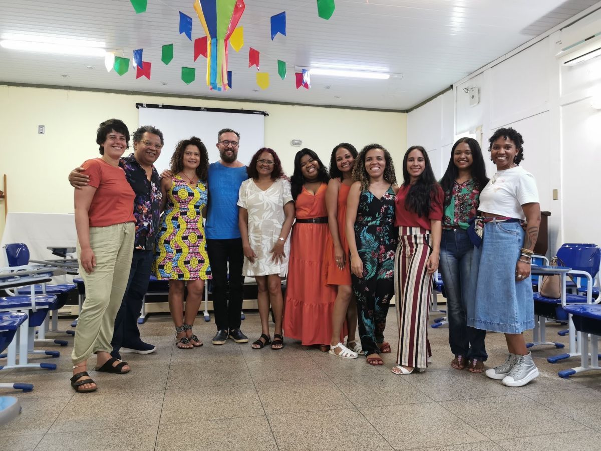 Encontro com participantes do workshop no Maranhão